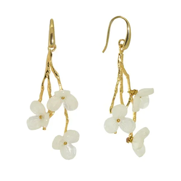 Van Gogh Vergulde oorbellen bloesemtakje, by Miccy’s