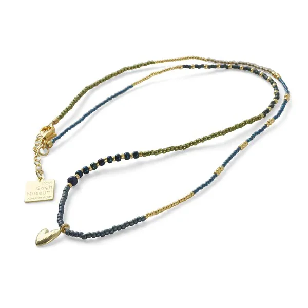 Van Gogh Ketting Adventurous Irises, door A Beautiful Story