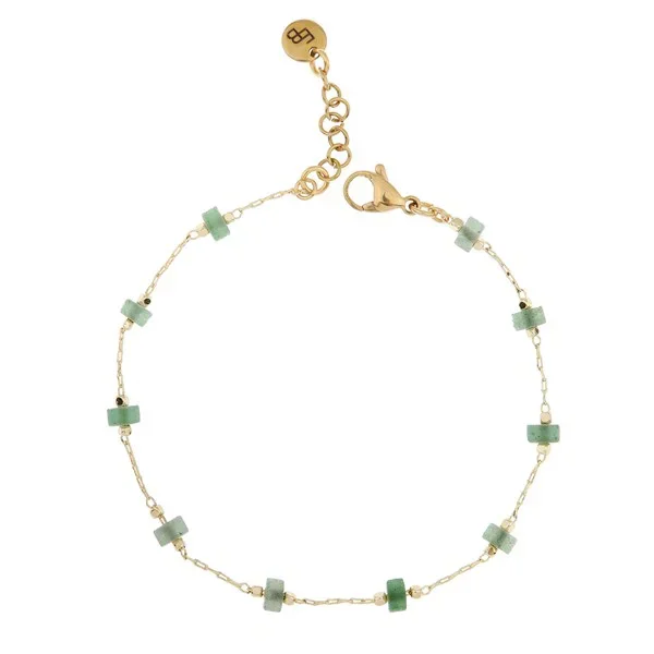 Van Gogh Armband met aventurijn edelsteentjes, door Ellen Beekmans