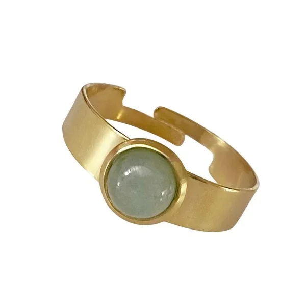 Van Gogh Gemstone ring aventurijn, door Ellen Beekmans