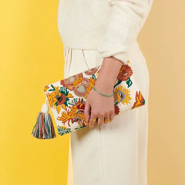 Mama Tierra Clutch – Van Gogh Zonnebloemen