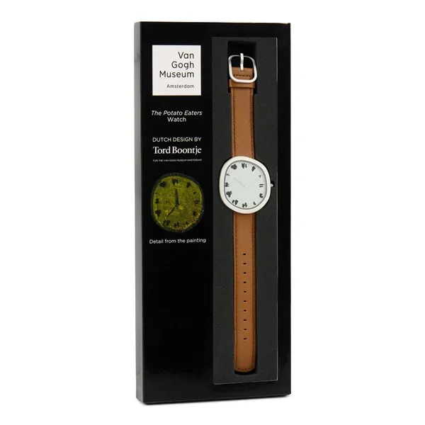 Van Gogh Horloge De aardappeleters bruin, door Tord Boontje