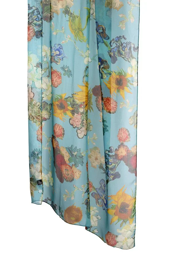 Van Gogh Zijden sjaal Vincents bloemen