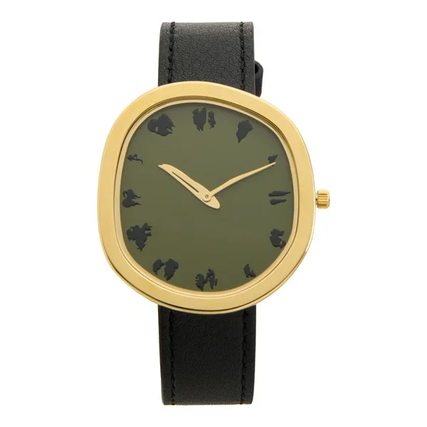 Van Gogh Horloge De aardappeleters zwart, door Tord Boontje