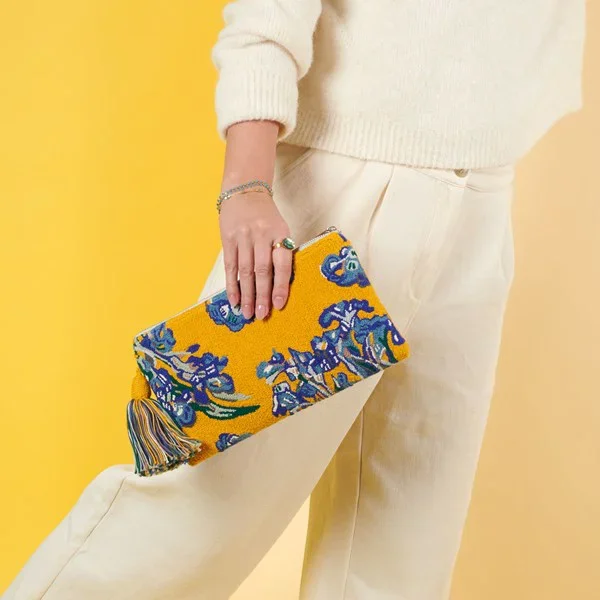 Mama Tierra Clutch – Van Gogh Irissen